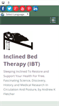 Mobile Screenshot of inclinedbedtherapy.com